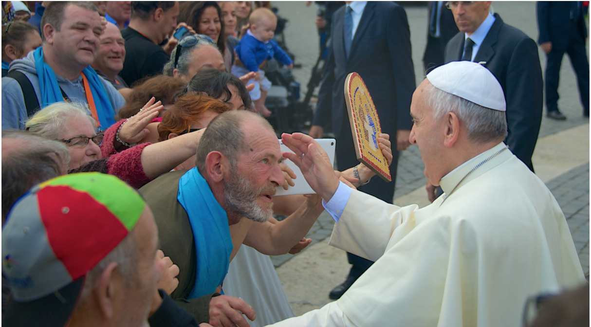 Bénédiction du Pape François lors de Fratello 2016