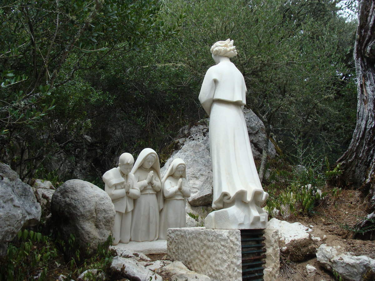 L'apparition de l'ange de Fatima aux enfants
