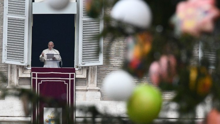 Le Pape François lors de la prière de l'Angélus, le 31 décembre dernier.