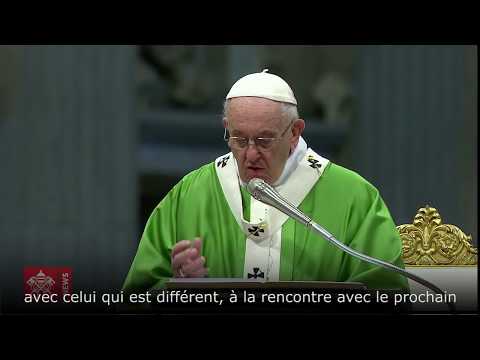 Messe des migrants célébrée par le Pape François