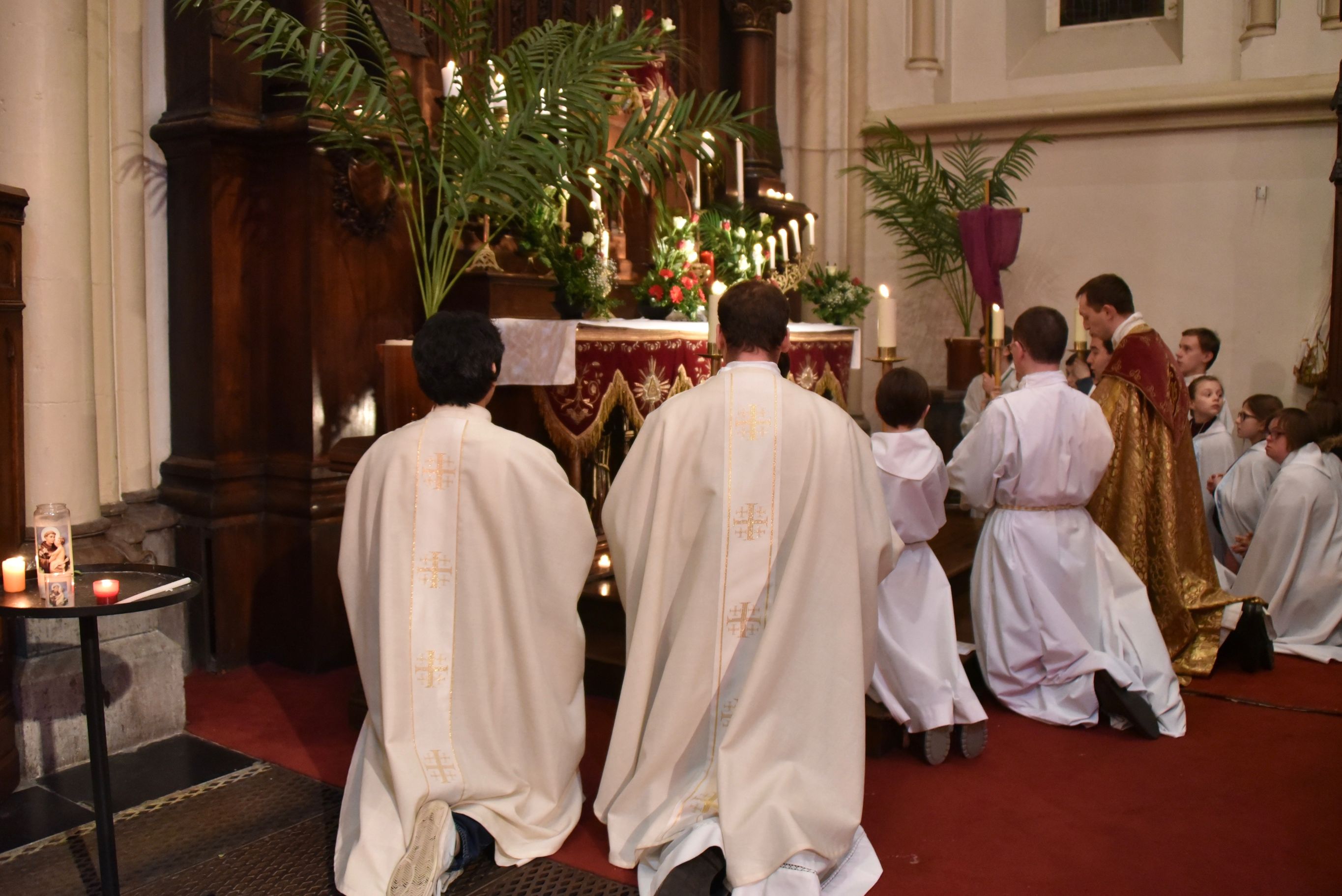 Adoration au reposoir, Messe de la Cène, jeudi 29 mars 2018